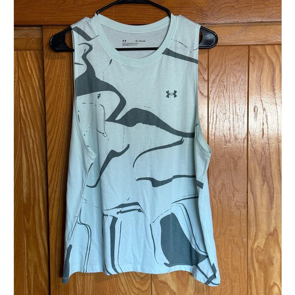 Under Armour Women's Abstract Print Tank Top - XL Loose Fit